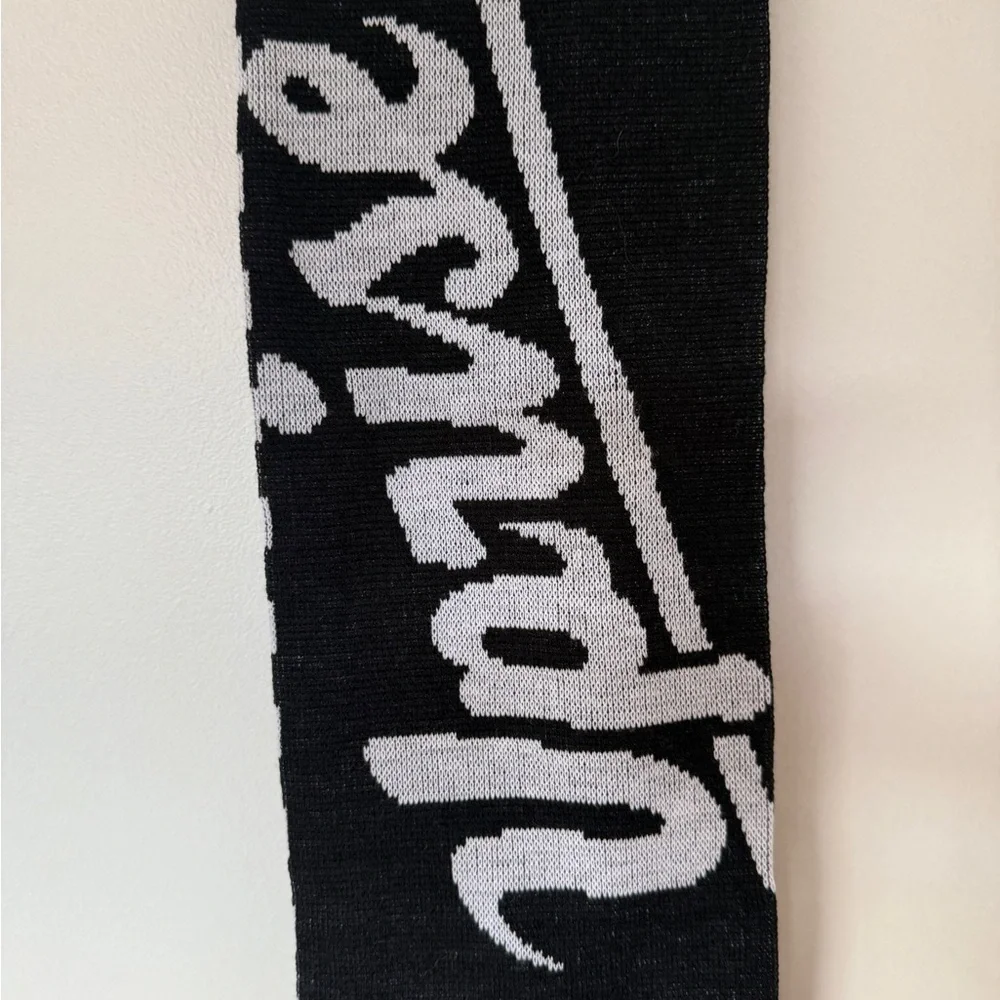 NWOT Checkered Black and White Scarf